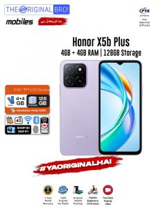 Honor X5b Plus - 4GB RAM - 128GB Storage - Easy Monthly Installments - PTA Approved - 1 Year Official Warranty - The Original Bro Mobiles - TOB70